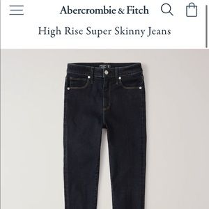 NWT Abercrombie Women’s High Rise Super Skinny Jeans